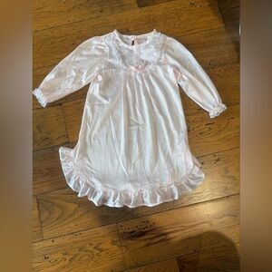 Vintage Laura Dare Children's Pink Ruffle Nightgown - Soft Sleepwear Made in USA